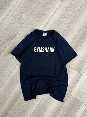 Gymshark Black Tee with White Logo